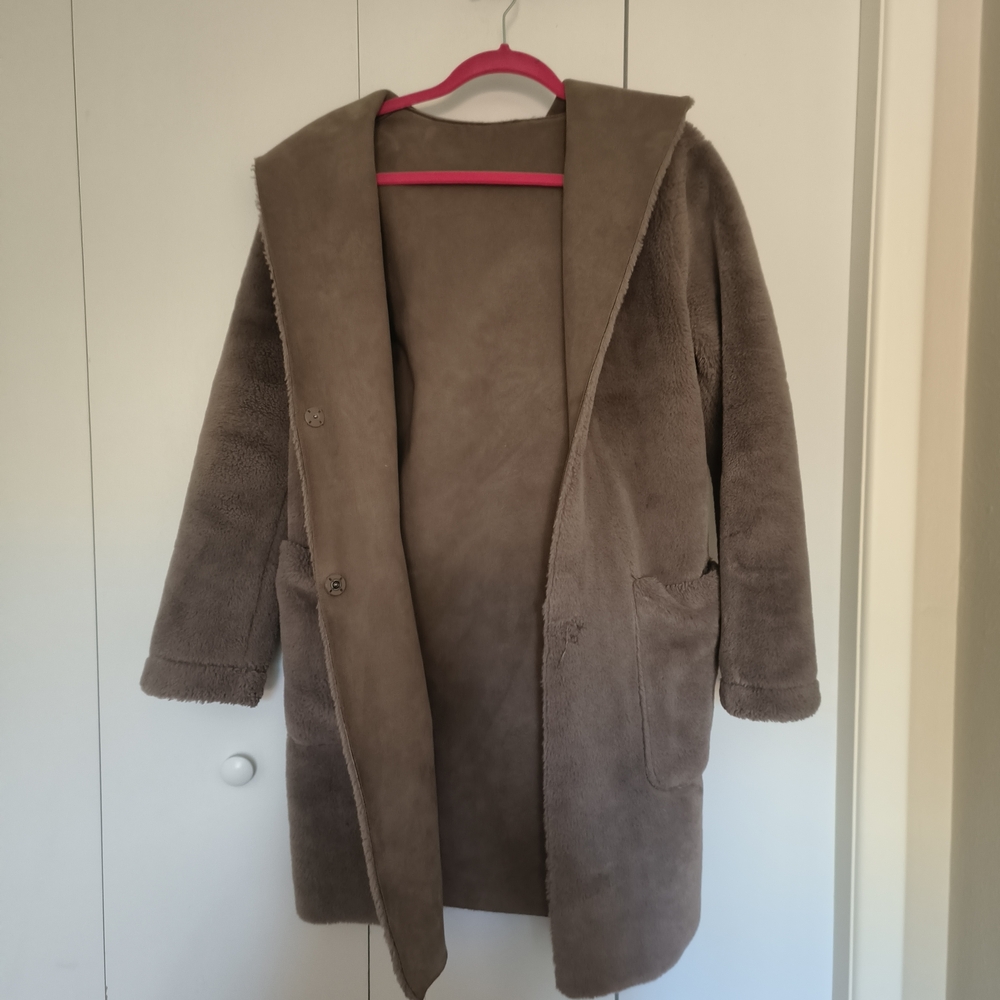Zara Taupe Suede Jacket